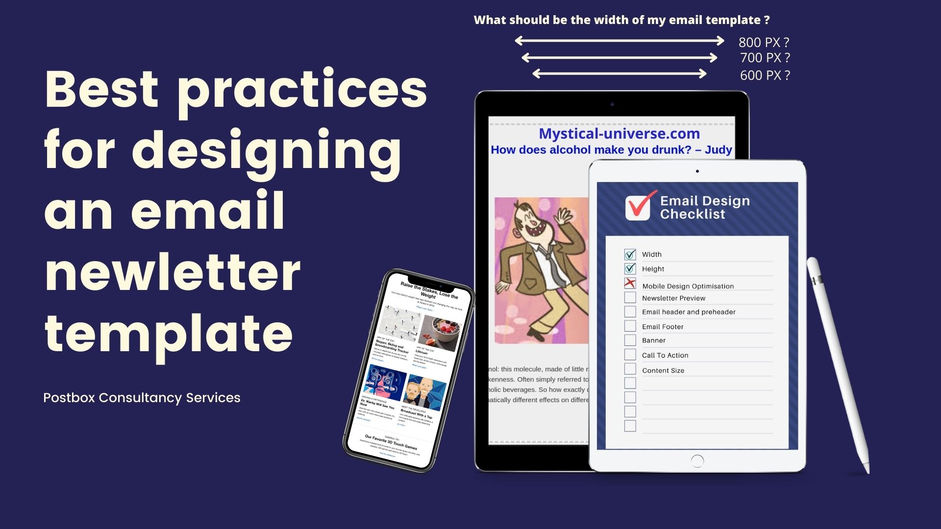 Best practices for designing an email newsletter template